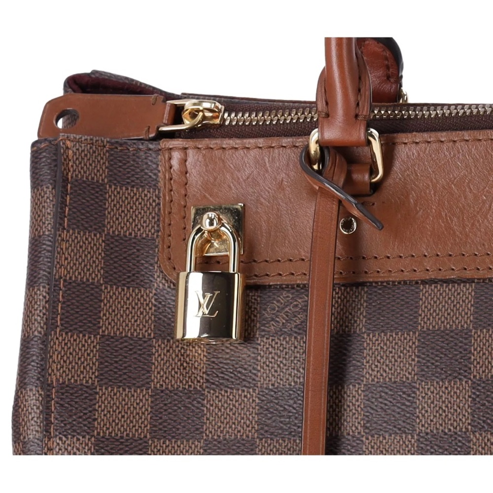 Louis Vuitton Damier Greenwich Brown Top Zip Tote N41337 - Picture 12 of 14